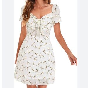 SHEIN White Floral Mini Dress